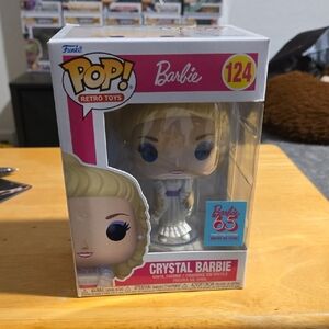 Funko Pop Retro Toys Crystal Barbie with White and Purple Outfit